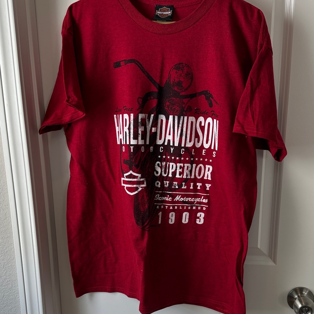 Harley-Davidson Bold Red Tee for Men